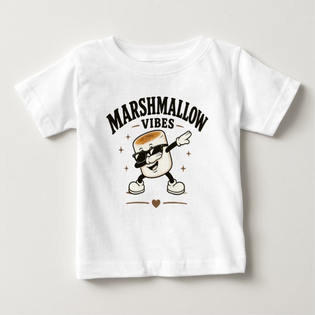 Camiseta Vibrações de marshmallow (Frente)