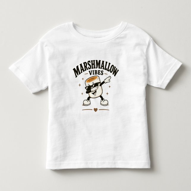 Camiseta Vibrações de marshmallow (Frente)