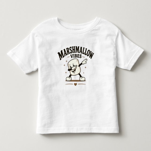 Camiseta Vibrações de marshmallow (Frente)