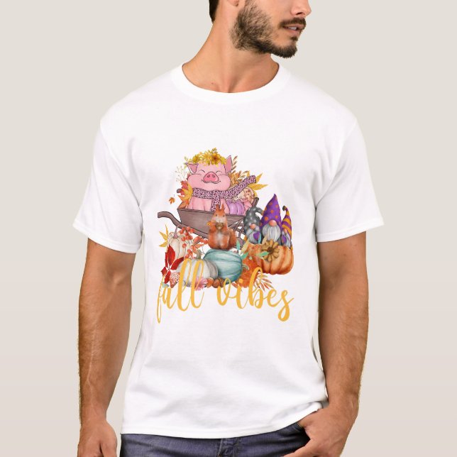 Camiseta Vibrações de Outono (Frente)