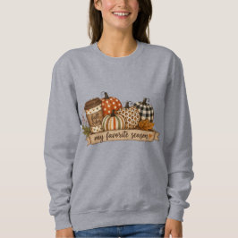 Camiseta Vibrações de Outono, Minha Estação Favorita