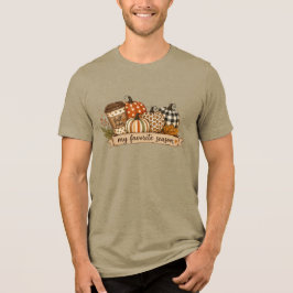 Camiseta Vibrações de Outono, Minha Estação Favorita