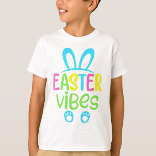 Camiseta Vibrações de Páscoa Pastel