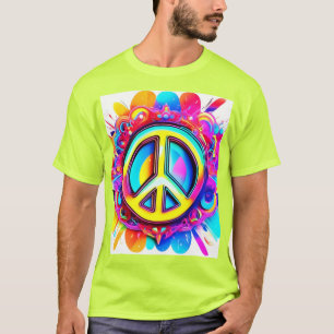 Camiseta Vibrações de Paz Groovy