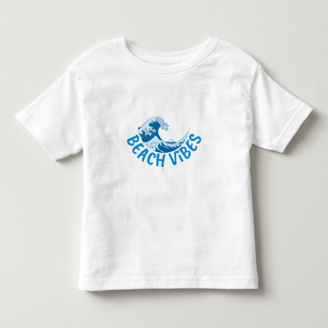 Camiseta Vibrações de praia (Frente)