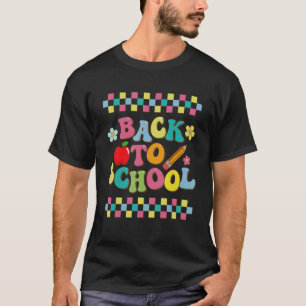 Camiseta Vibrações de professor Groovy de volta às aulas Pr