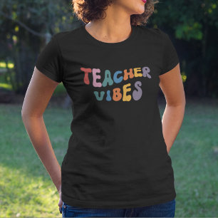 Camiseta Vibrações de Professor Retro