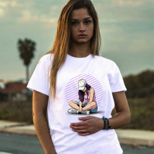 Camiseta Vibrações de Rua Relaxadas