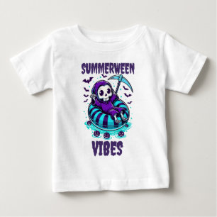 Camiseta Vibrações de Summerween – Ceifador Relaxado