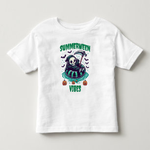 Camiseta Vibrações de Summerween – Ceifador Relaxado
