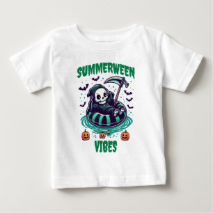 Camiseta Vibrações de Summerween – Ceifador Relaxado
