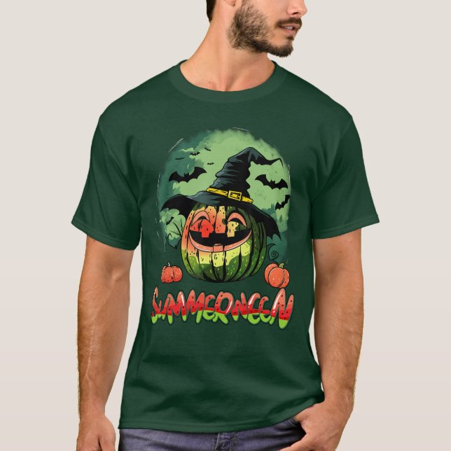Camiseta Vibrações de Summerween Sorvete Doce Melancia Verã (Frente)