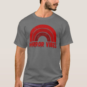 Camiseta Vibrações de Terror Arco-íris Vermelho Sangue Amig