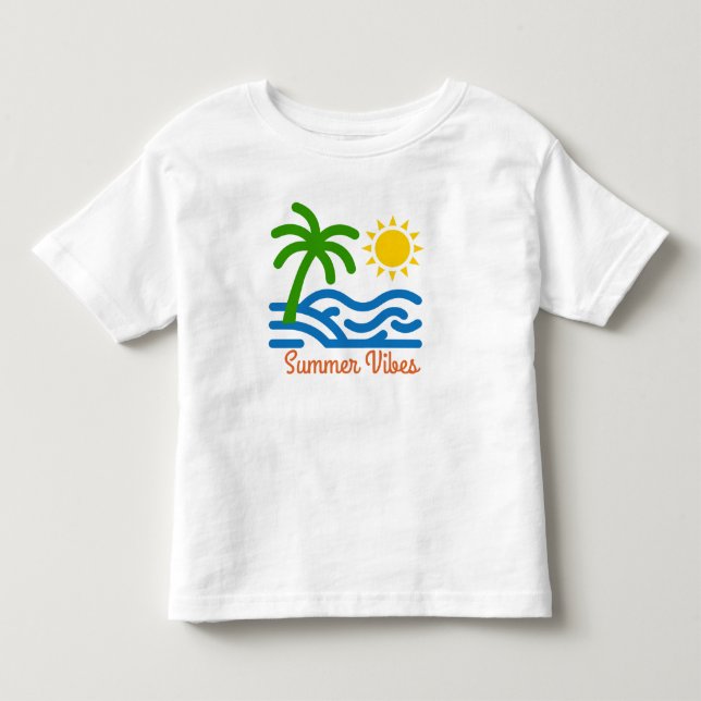 Camiseta Vibrações de Verão (Frente)