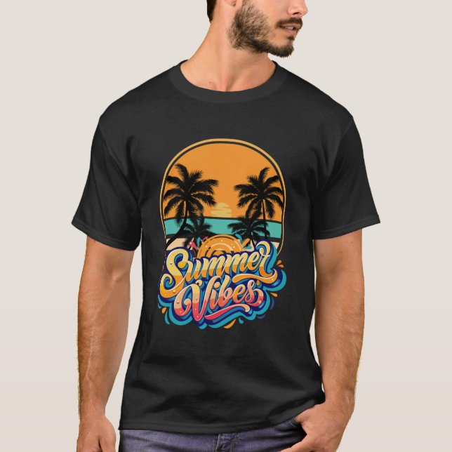 Camiseta Vibrações de Verão (Frente)