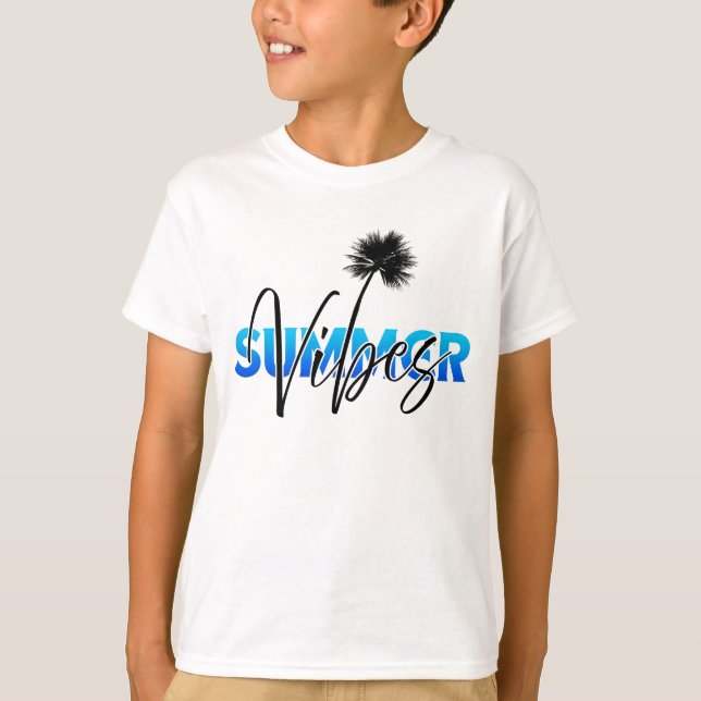Camiseta vibrações de verão (Frente)