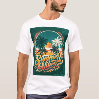 camiseta vibrações de verão