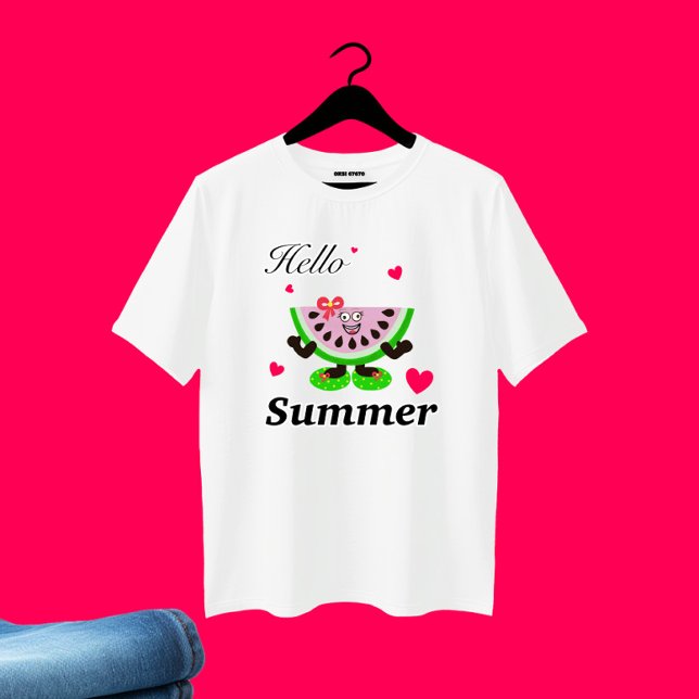 Camiseta Vibrações de verão (Criador carregado)