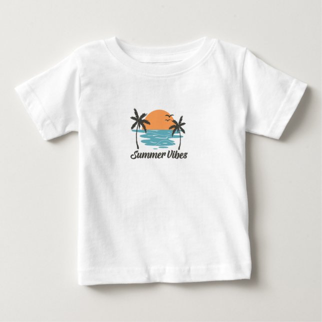 Camiseta vibrações de verão (Frente)