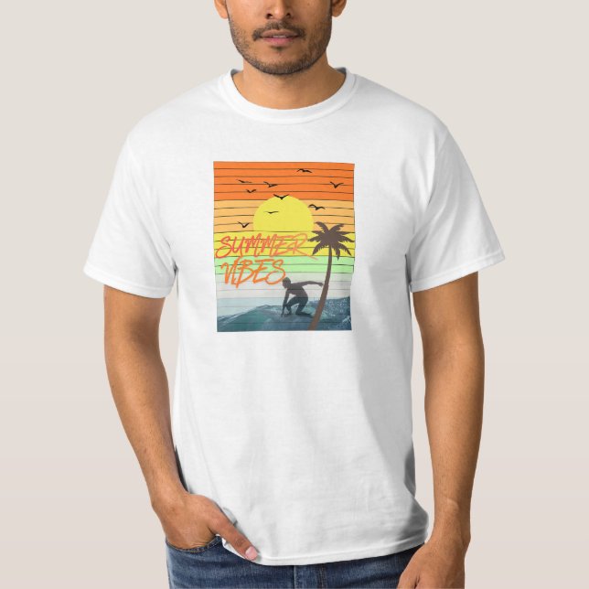 Camiseta Vibrações de Verão (Frente)