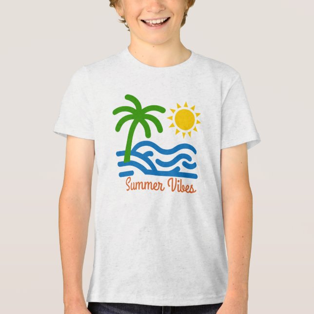 Camiseta Vibrações de Verão (Frente)