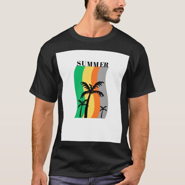 Camiseta Vibrações de Verão (Frente)
