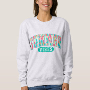 Camiseta Vibrações de Verão Conforto Casual à Beira-Mar