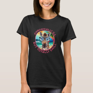 Camiseta Vibrações de Verão - Ehlers-Danlos Crônicamente Le