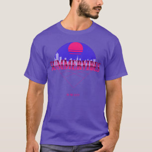 Camiseta VIBRAÇÕES DE VERÃO NA CIDADE DESIGN RETRÔ retrô
