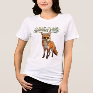 Camiseta Vibrações de Verão Raposa Legal