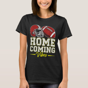 Camiseta Vibrações de Volta às Aulas Para Roupas de Jogo de