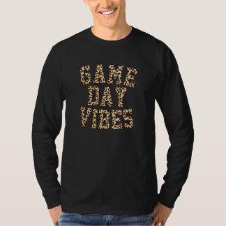 Camiseta Vibrações do Dia de Jogo do Leopardo Futebol Ameri