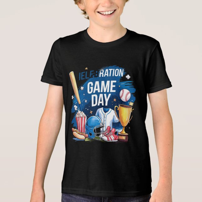 Camiseta Vibrações do Dia do Jogo (Frente)