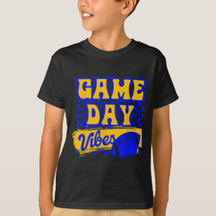 Camiseta Vibrações do Dia do Jogo Temporada de Futebol Fute
