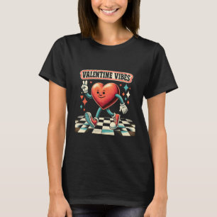 Camiseta Vibrações do Dia dos Namorados Groovy Marcado Funn