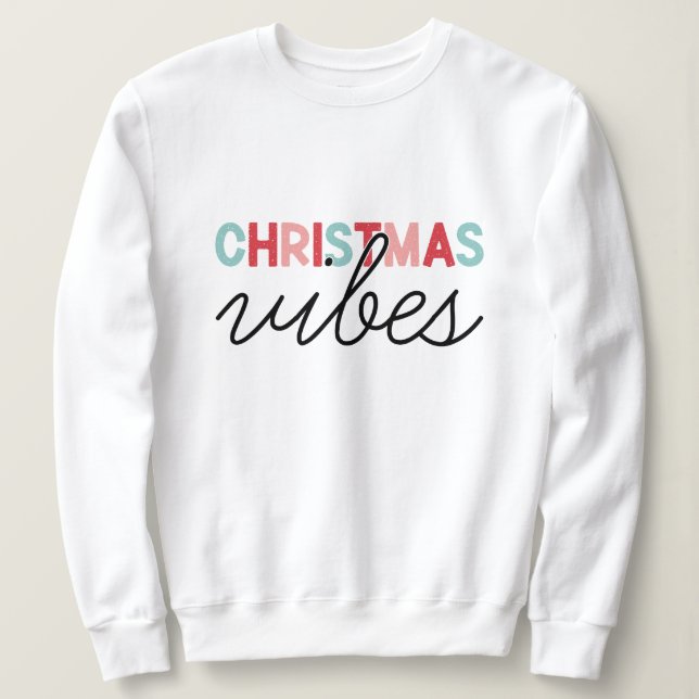 Camiseta vibrações do natal (Frente do Design)
