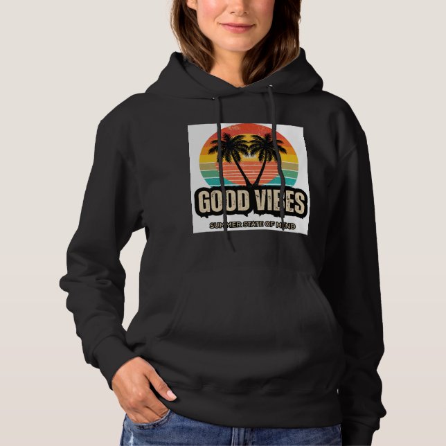 Camiseta Vibrações do Verão Retro (Frente)