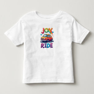 Camiseta 🚘 Vibrações Felizes de Carro para os Pequenos 🎨