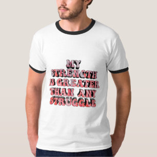 Camiseta vibrações inspiradoras sobre atitude positiva