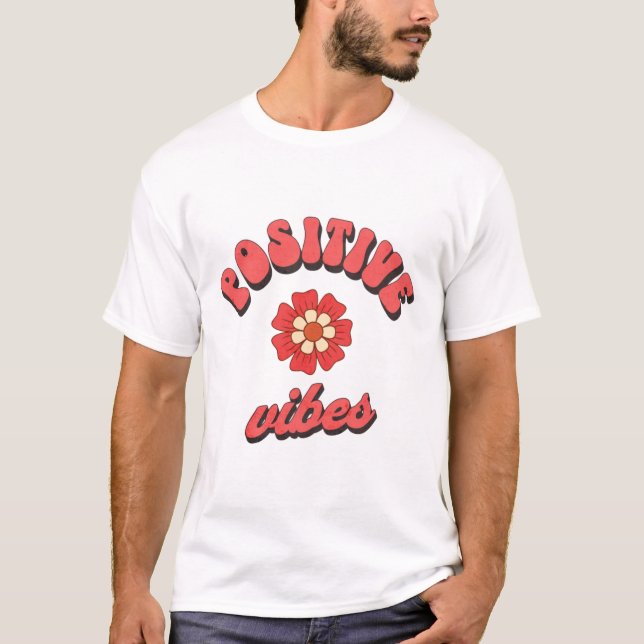 Camiseta vibrações positivas (Frente)