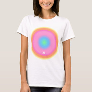 Camiseta Vibrações positivas - Radiais coloridas