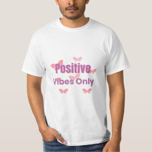 Camiseta Vibrações Positivas Somente Citação Motivaciona