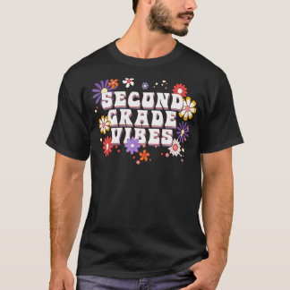 Camiseta Vibrações Retro da Segunda Série Boho Floral Hippi