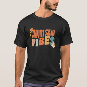 Camiseta Vibrações Retro de Ciência da Computação Professor