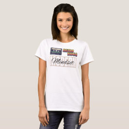 Camiseta Vibrações Retrô Mentalidade Moderna Estética Inspi