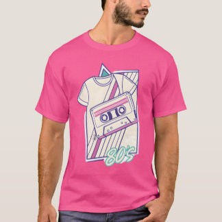 Camiseta Vibrações Retro Neon Anos 80 90 Presente Vintage