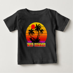 Camiseta Vibrações Selvagens de Verão Retrô-62827