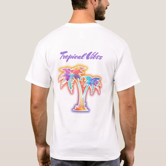 Camiseta Vibrações Tropicais (Verso)