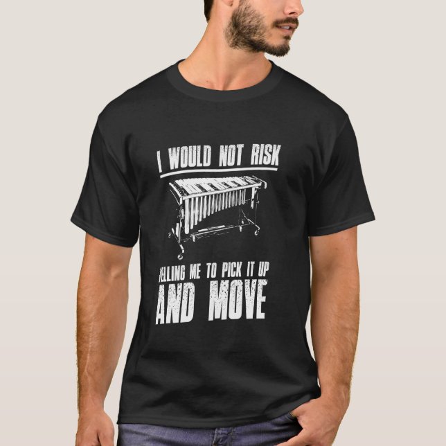 Camiseta Vibrafone Instrumento de Pit da Banda Marcial de V (Frente)