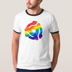 Camiseta Vibran do adaptador de gravação plástico de 45 RPM